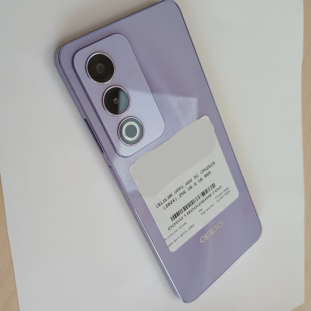 CELULAR OPPO  A80 5G CPH2639 (2024) 256 GB 8 GB RAM (SEMINUEVO)