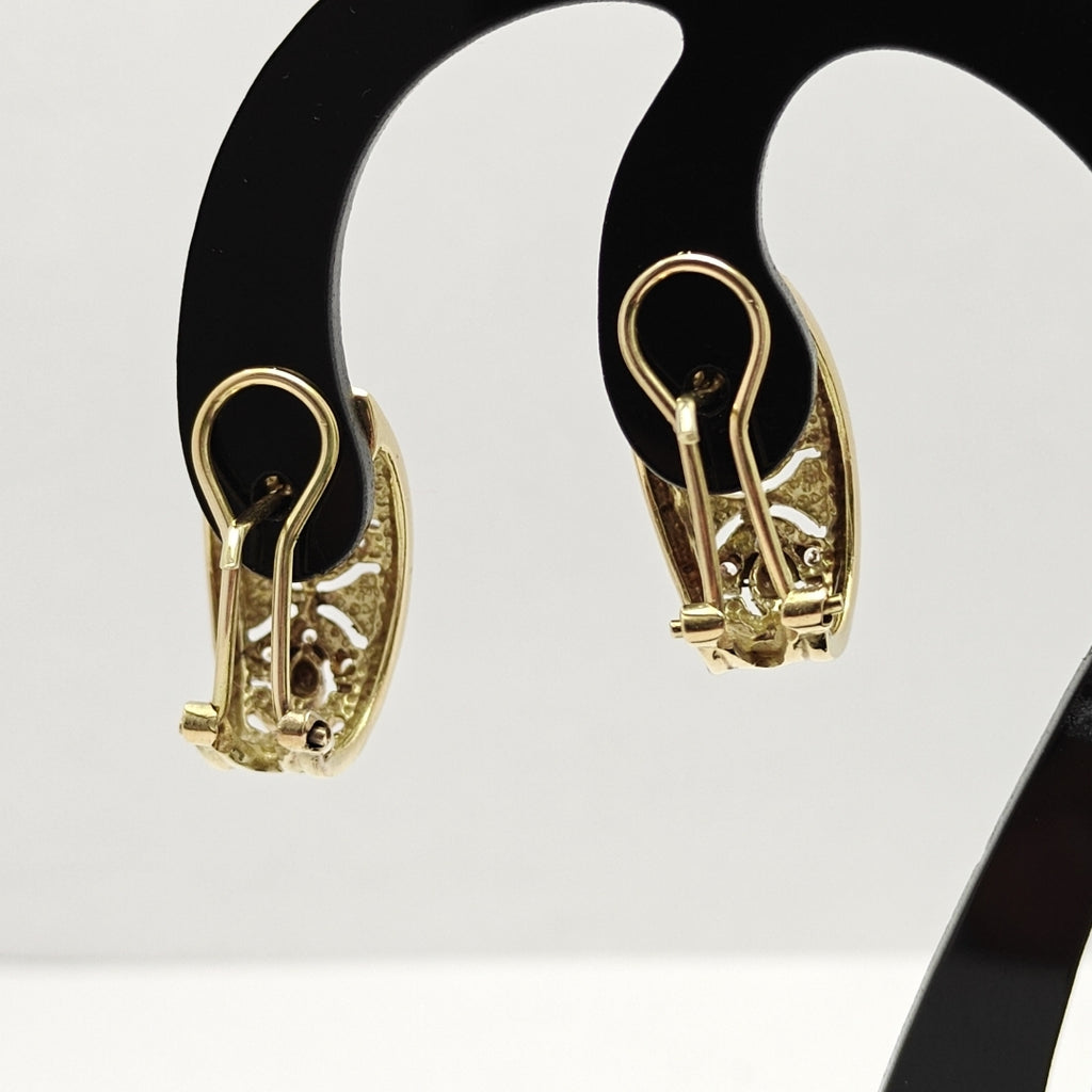 ARETES PAR ORO 14 K 7.4 GRMS (SEMINUEVO)