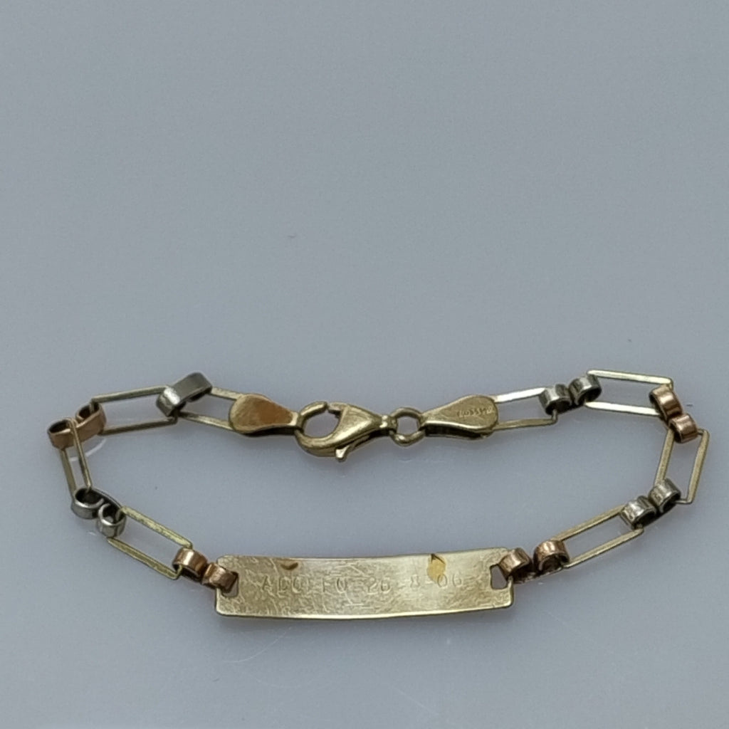 ESCLAVA ORO 14 K 3.1 GRMS (SEMINUEVO)