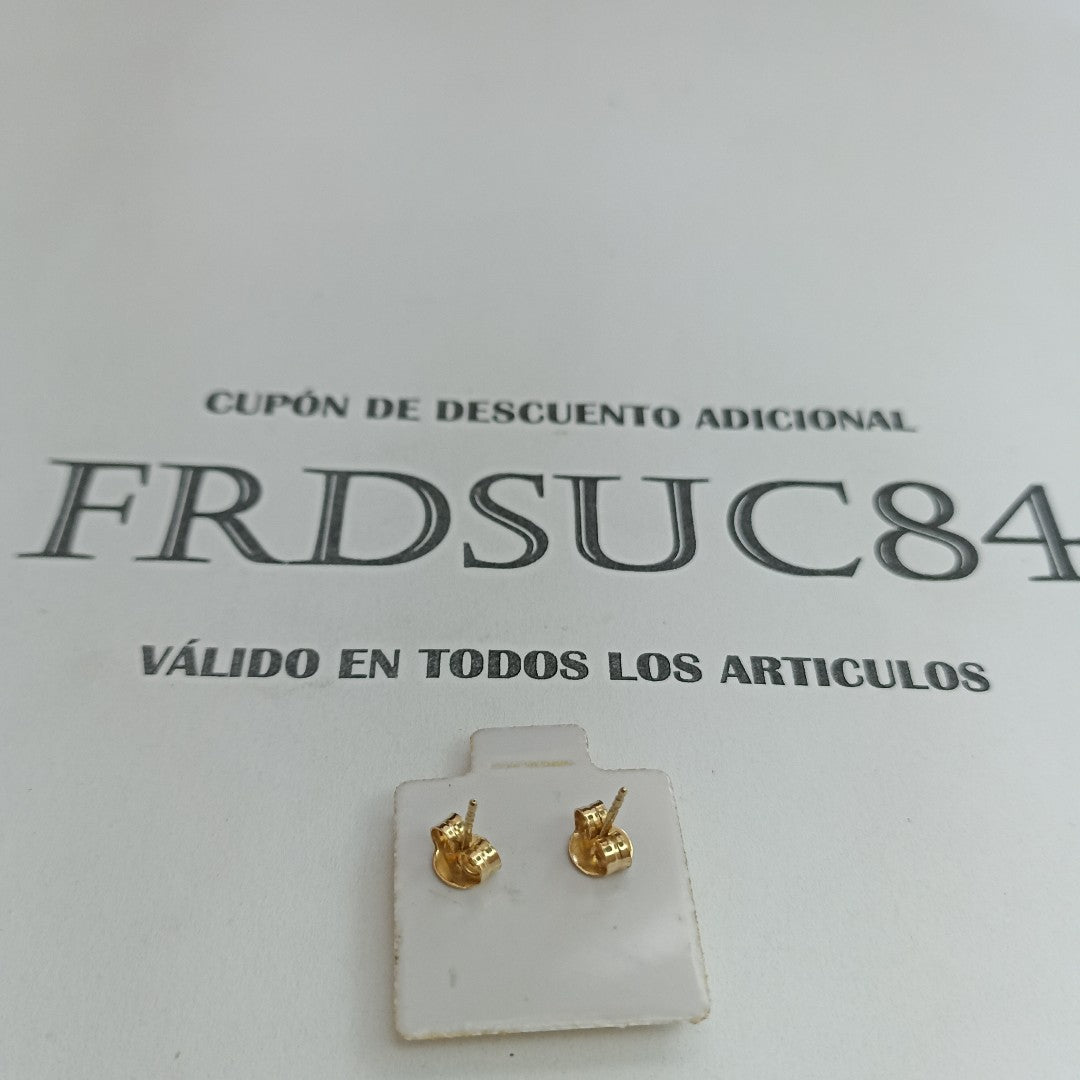 BROQUELES ORO 10K 1.3 (NUEVO)