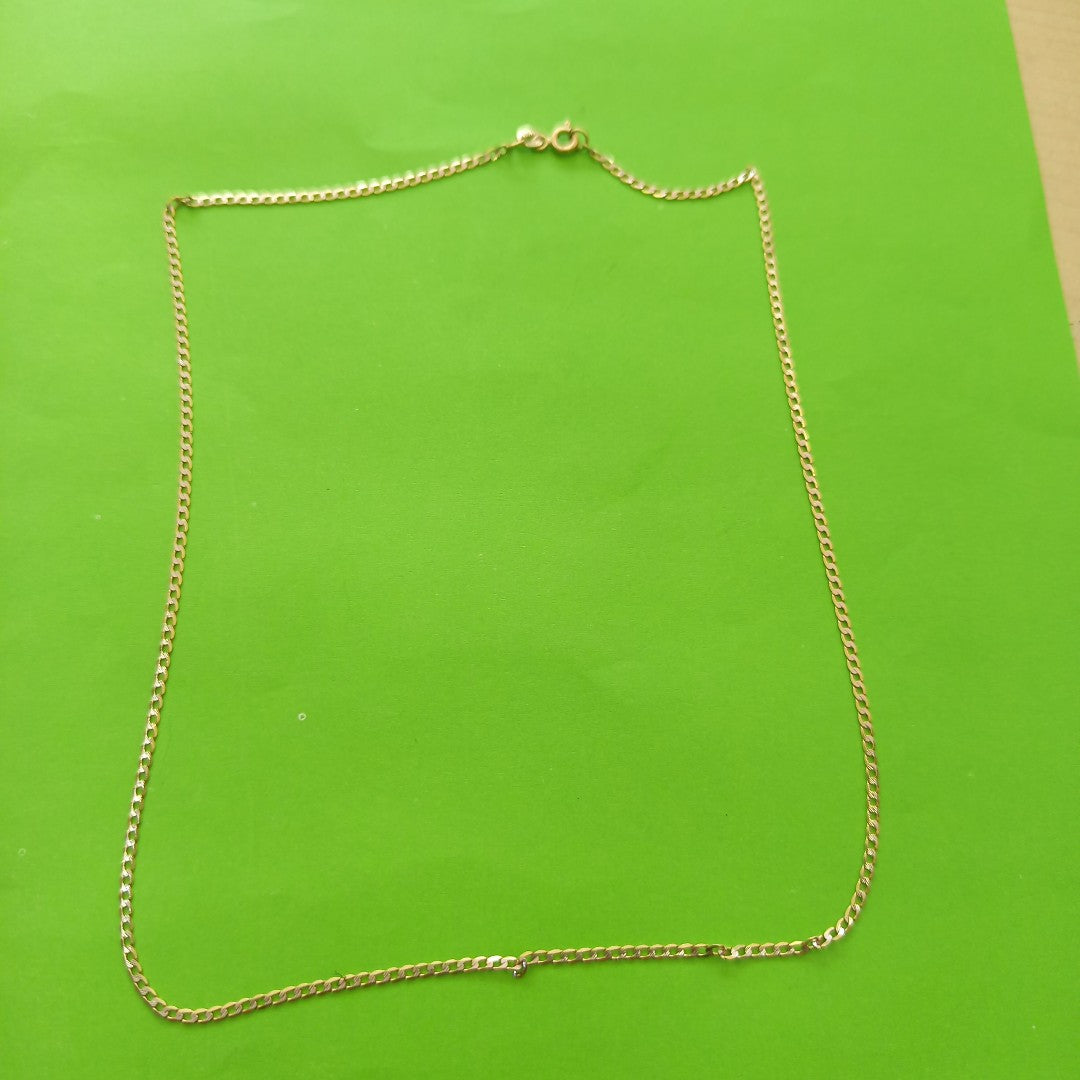 CADENA ORO, RODIADO 14 K 2.4 GRMS (SEMINUEVO)