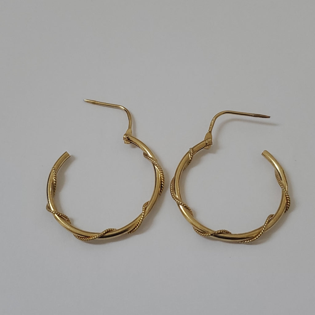 ARRACADAS PAR ORO 14 K 2,70 GRMS (SEMINUEVO)