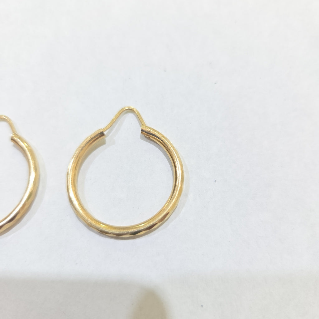 ARRACADAS PAR ORO 14 K 2.3 GRMS (SEMINUEVO)