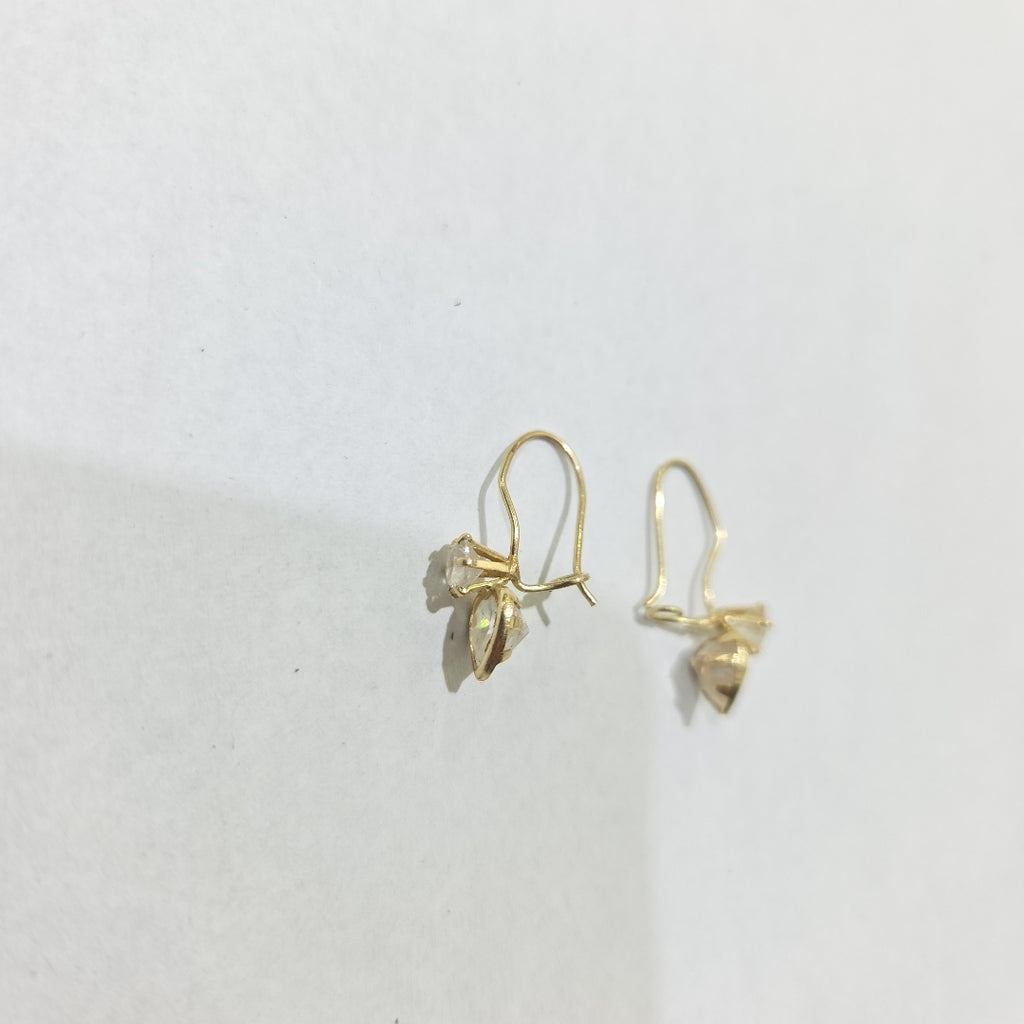 ARETES PAR ORO 14 K 1.4 GRMS (SEMINUEVO)