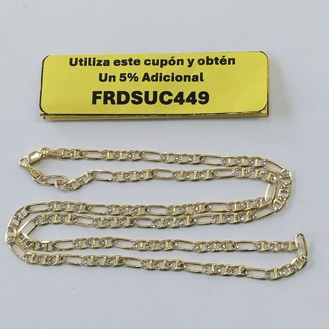 CADENA TEJIDO 3X1 8.6G 55 CM (NUEVO)