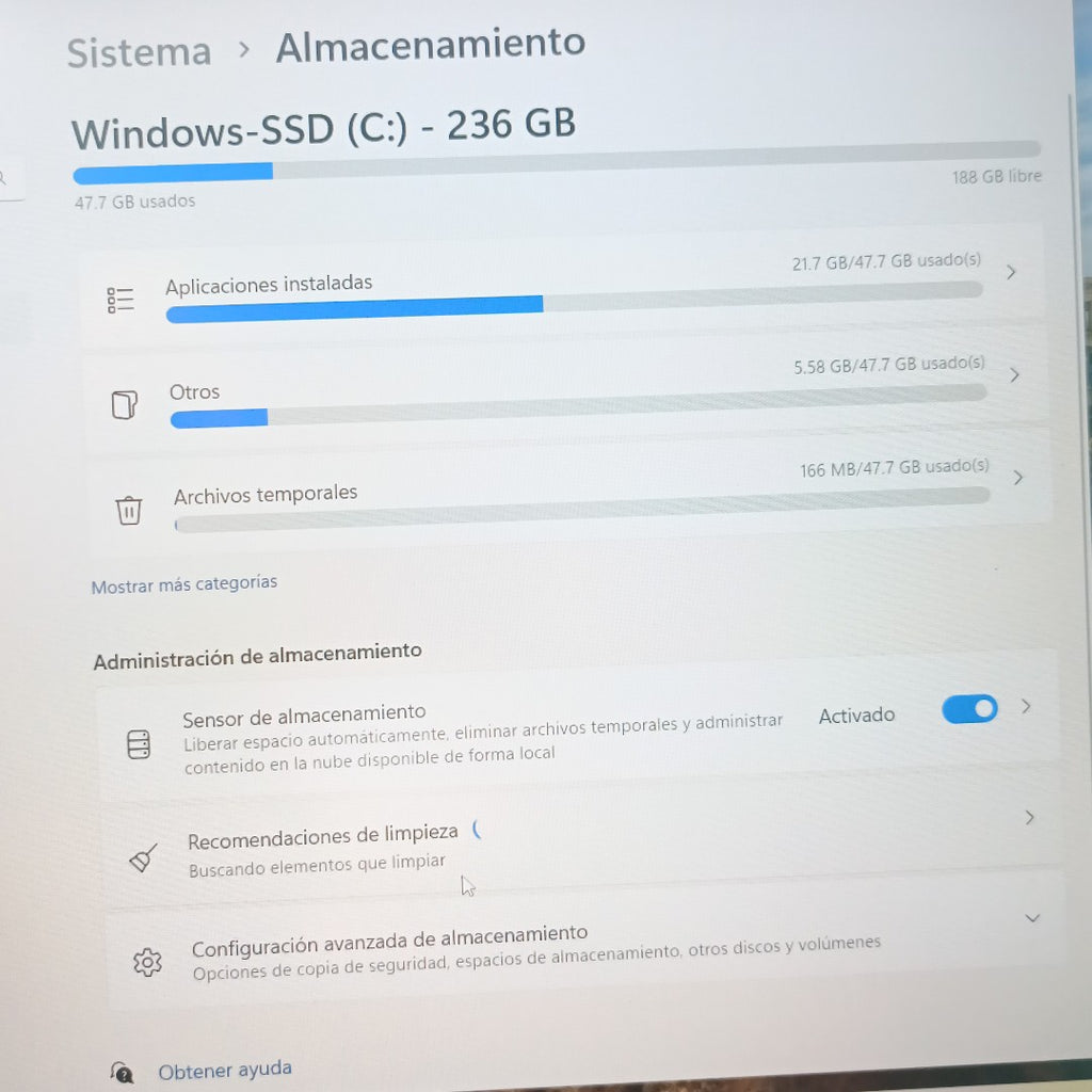 LAPTOP LENOVO IDEAPAD 1 15AMN7 (2023) 256 GB SSD 8 GB RAM (SEMINUEVO)