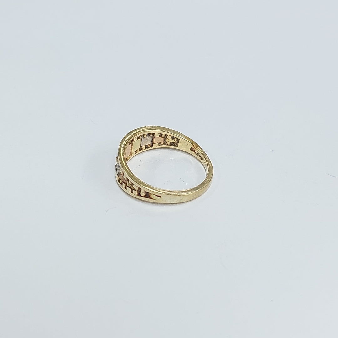 ANILLITO ORO,ORO COMBINADO 14 K 3,40 GRMS (SEMINUEVO)