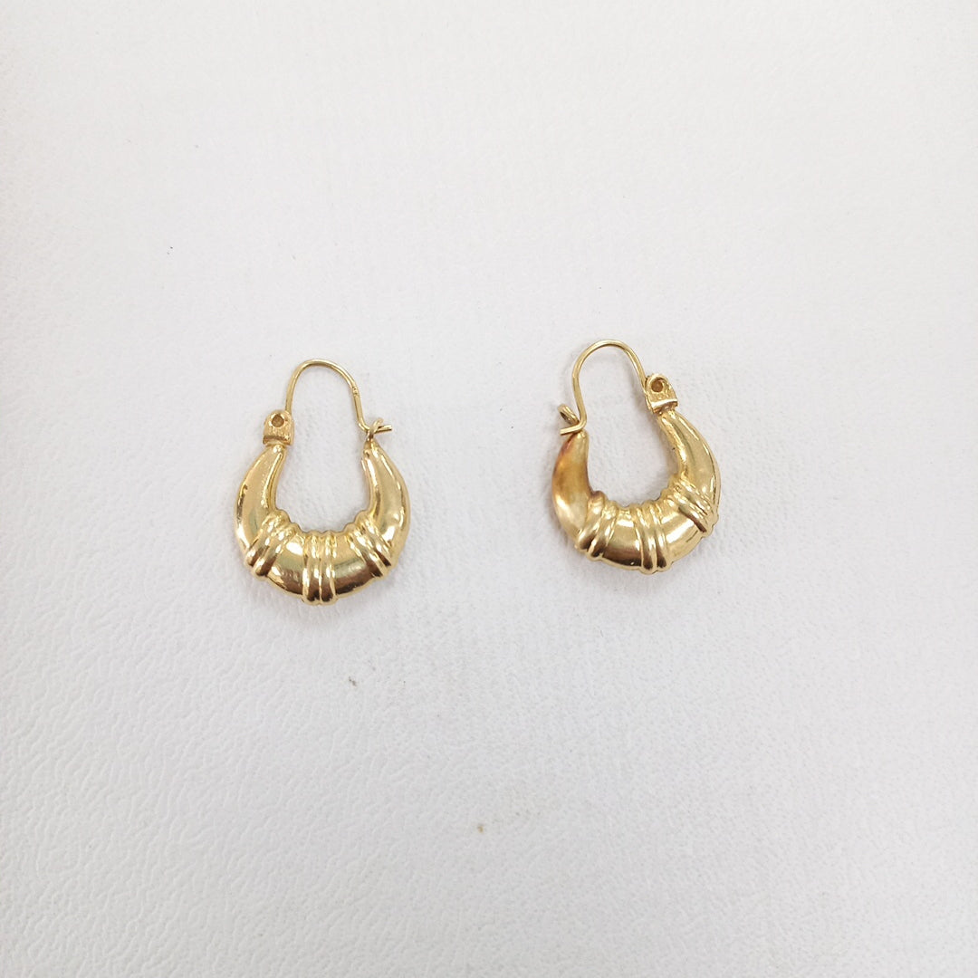 ARRACADAS PAR ORO 14 K 1.2 GRMS (SEMINUEVO)