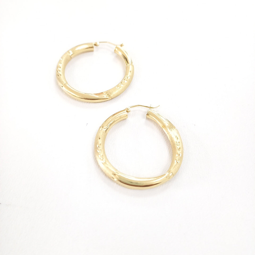 ARRACADAS PAR ORO 14 K 3.5 GRMS (SEMINUEVO)