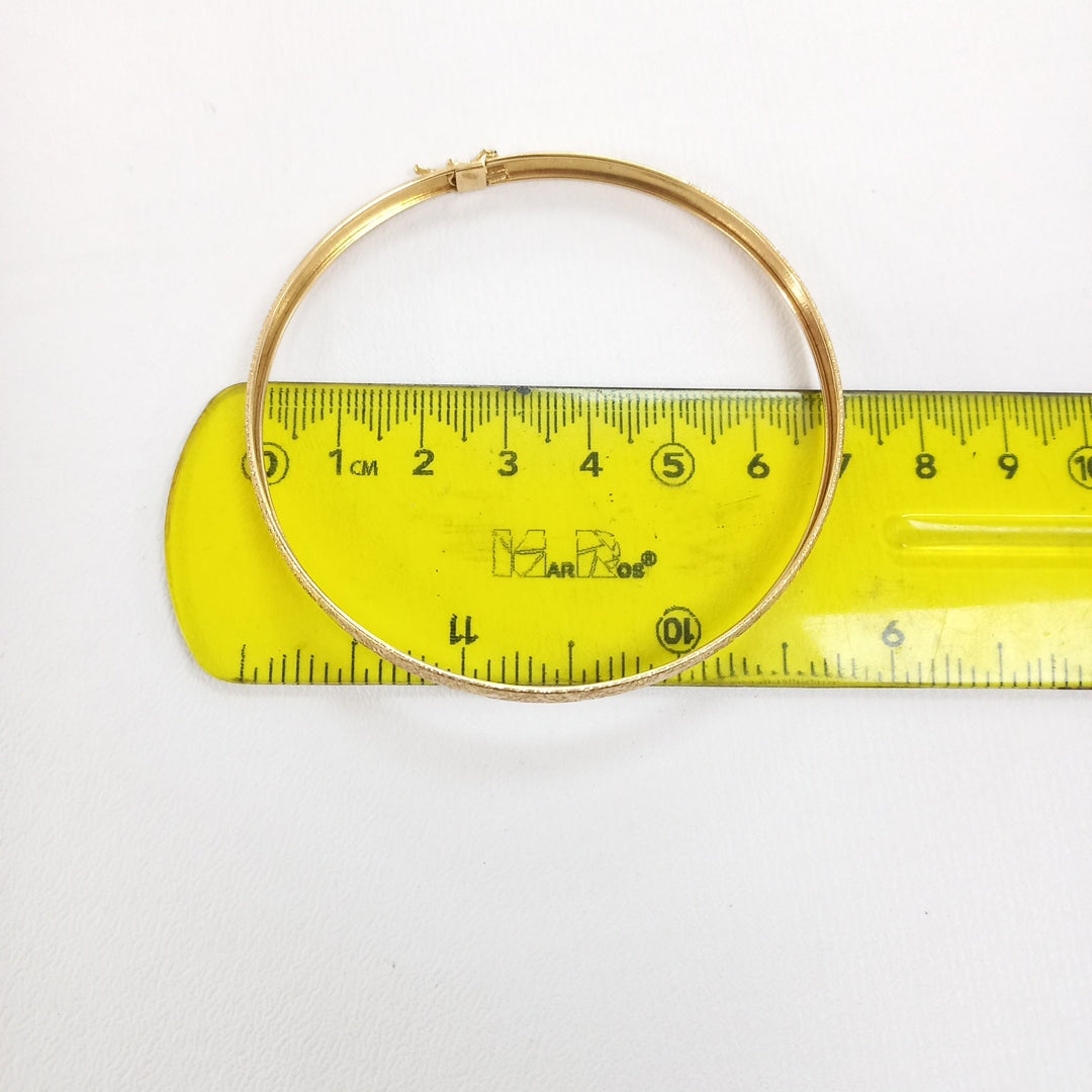 PULSERA RIGIDA ORO 14 K 4.5 GRMS (SEMINUEVO)