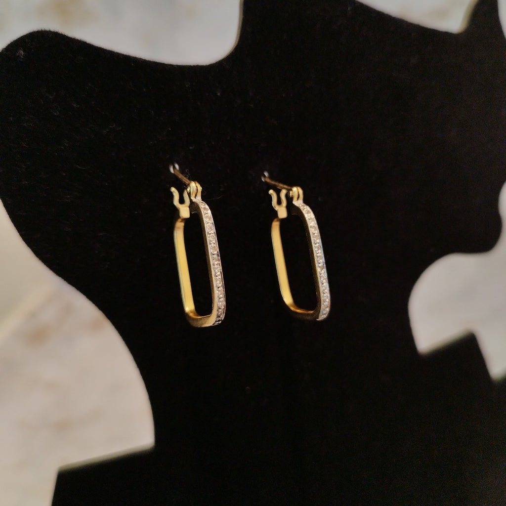 ARETES PAR ORO 18 K 5,80 GRMS (SEMINUEVO)