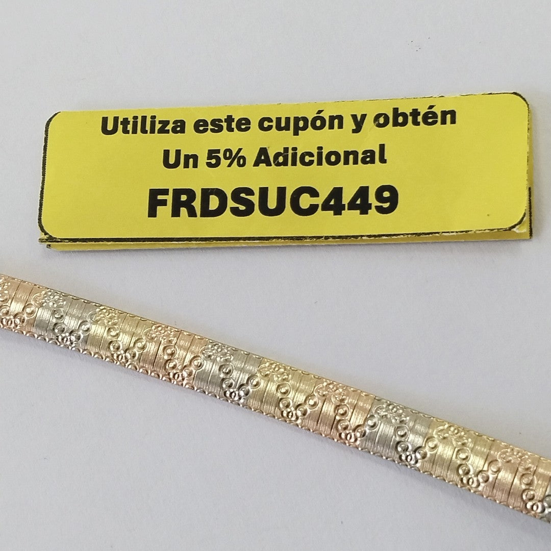 PULSERA RIGIDA ORO 14 K 14,80 GRMS (SEMINUEVO)