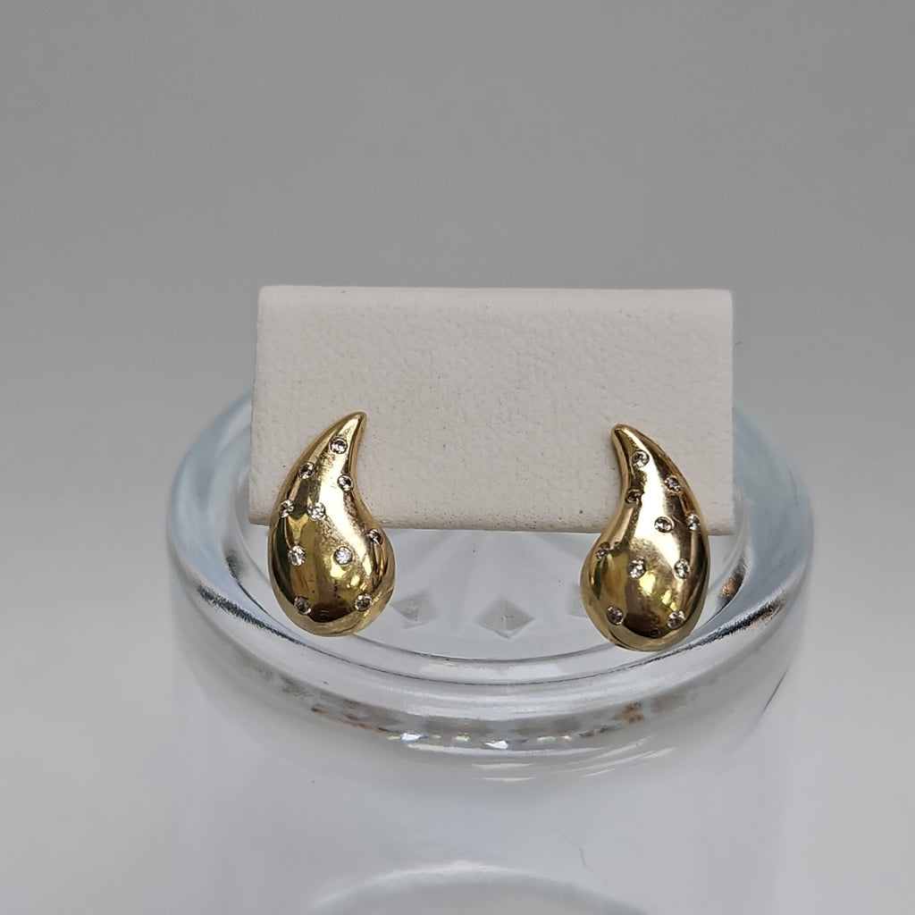 BROQUELES ORO 14K 2.1 (NUEVO)