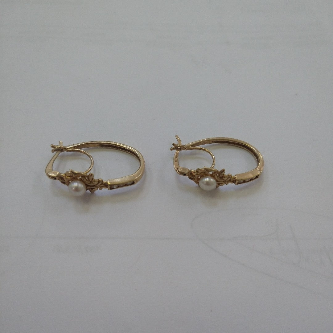 ARRACADAS PAR ORO 10 K 4.3 GRMS (SEMINUEVO)