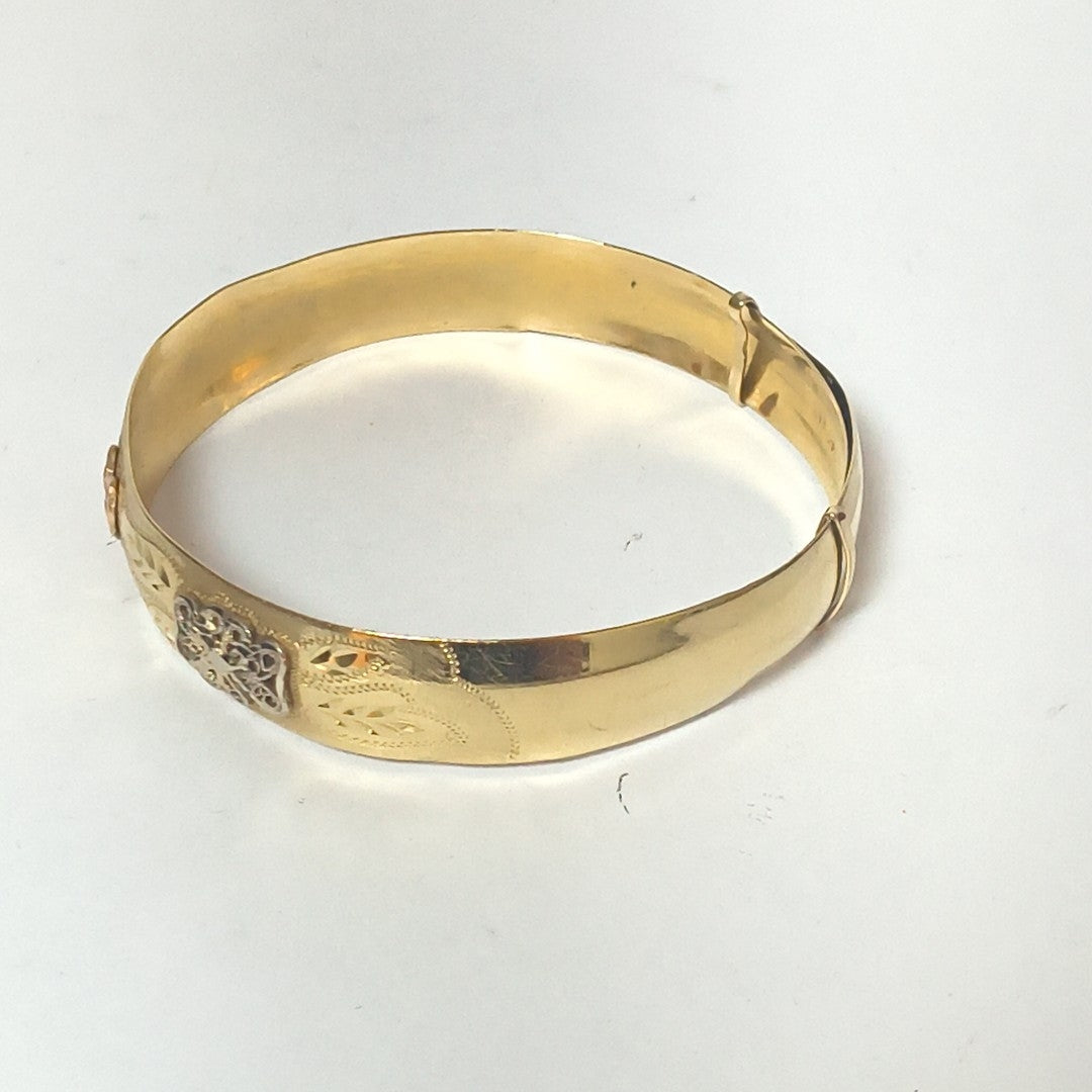 PULSERA RIGIDA ORO 14 K 12,00 GRMS (SEMINUEVO)