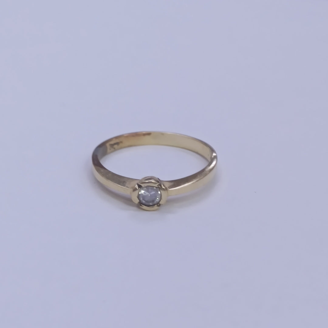 ANILLITO ORO 14 K 2.3 GRMS (SEMINUEVO)