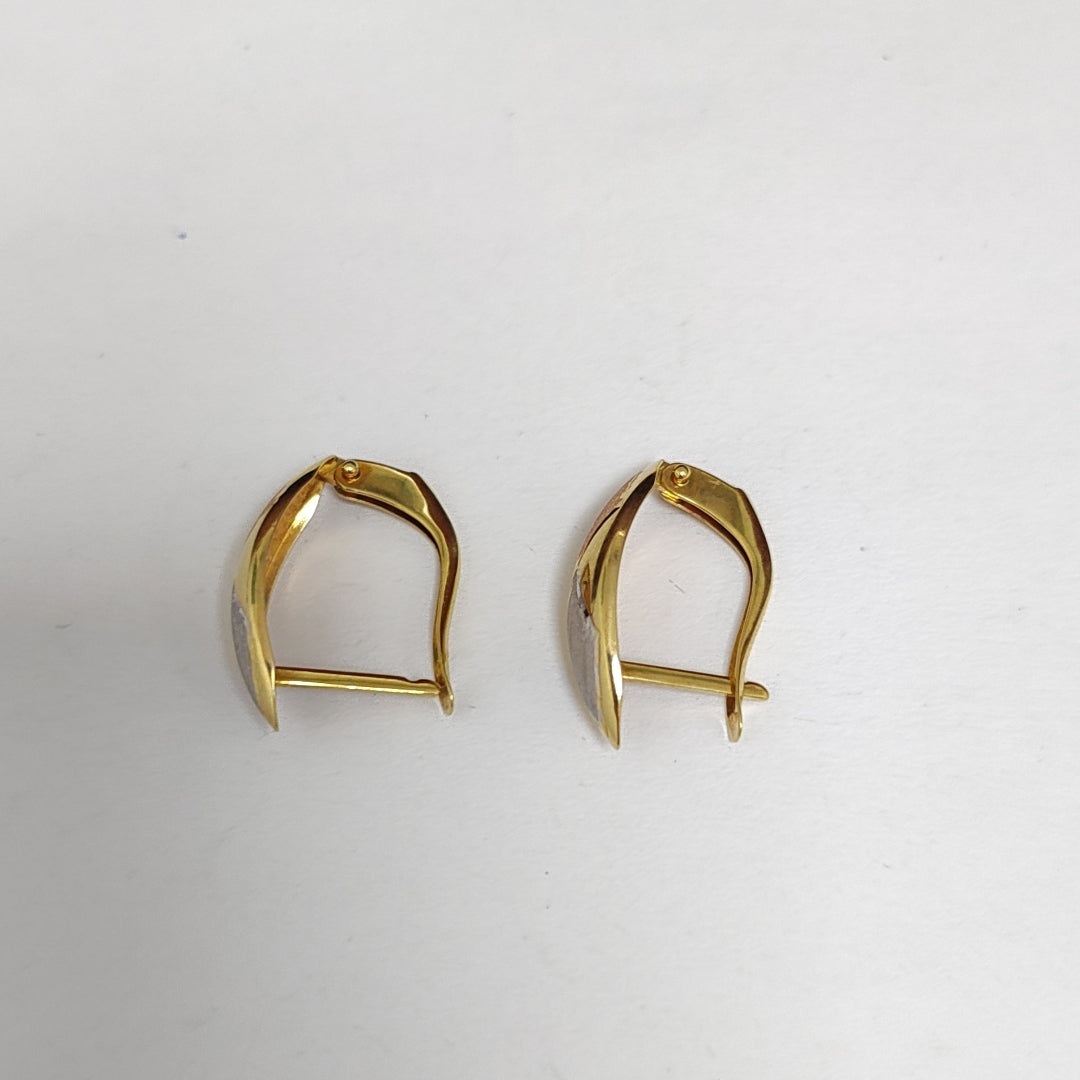 ARETES PAR ORO 14 K 2,00 GRMS (SEMINUEVO)