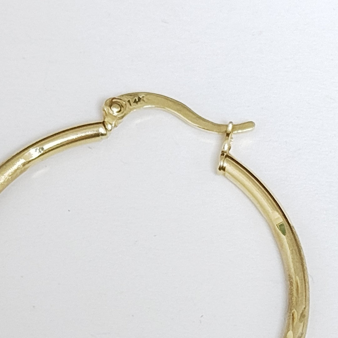 ARRACADAS PAR ORO 14 K 2,80 GRMS (SEMINUEVO)