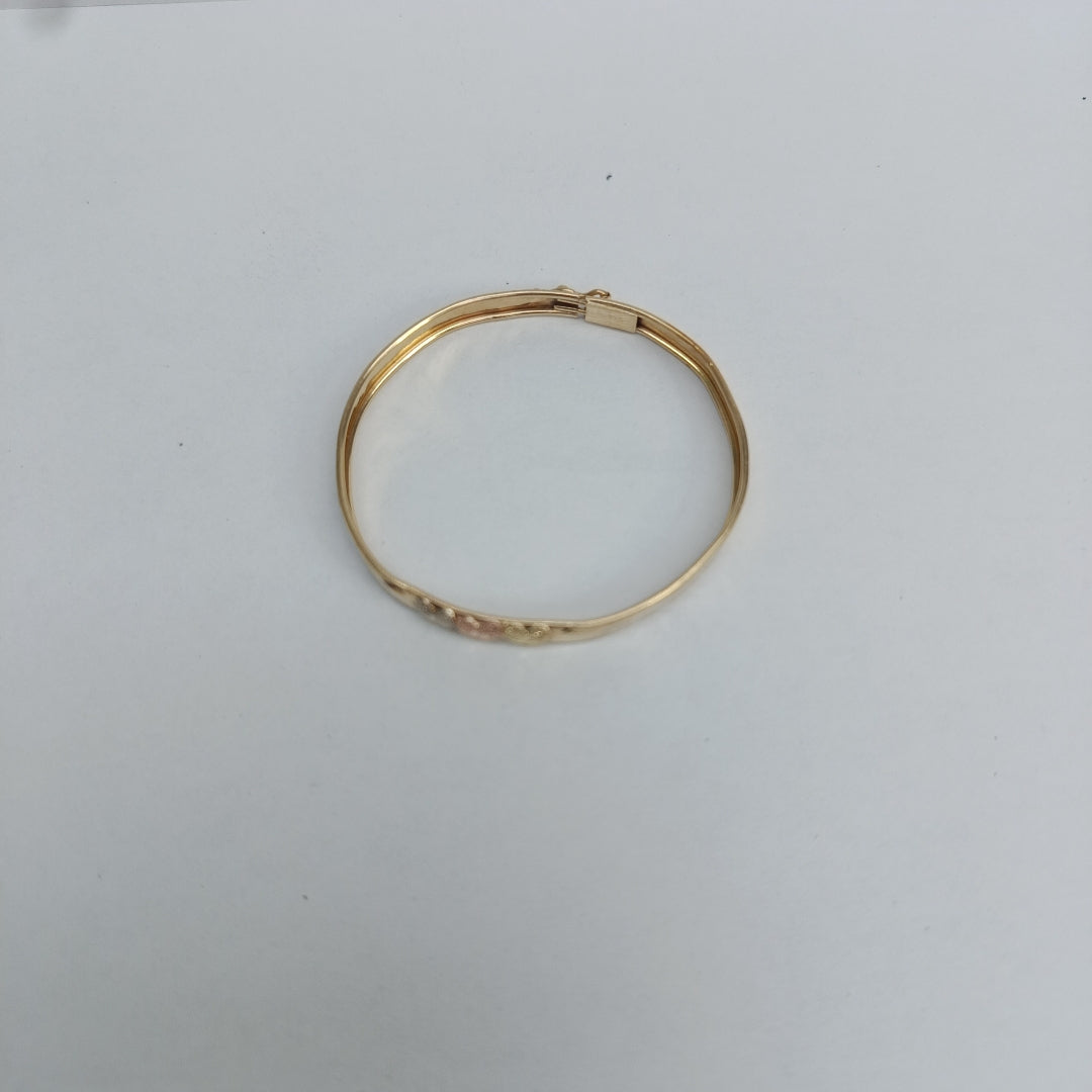 PULSERA RIGIDA ORO 14 K 4 GRMS (SEMINUEVO)