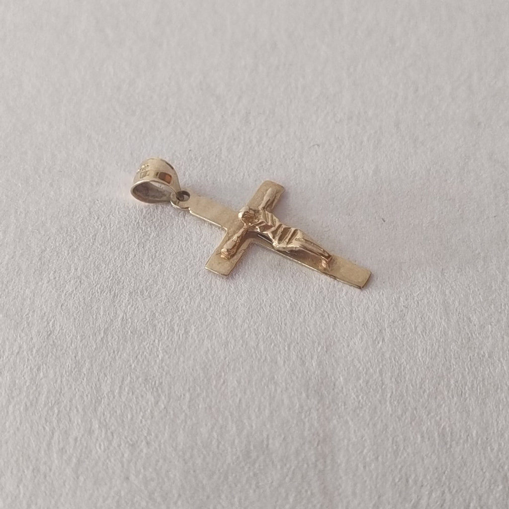 CRUCIFIJO ORO 14 K 1,50 GRMS (SEMINUEVO)