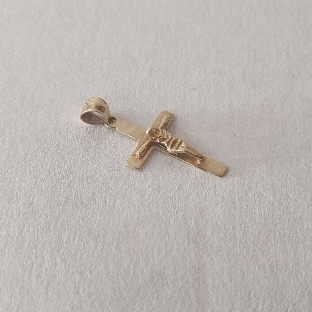 CRUCIFIJO ORO 14 K 1,50 GRMS (SEMINUEVO)
