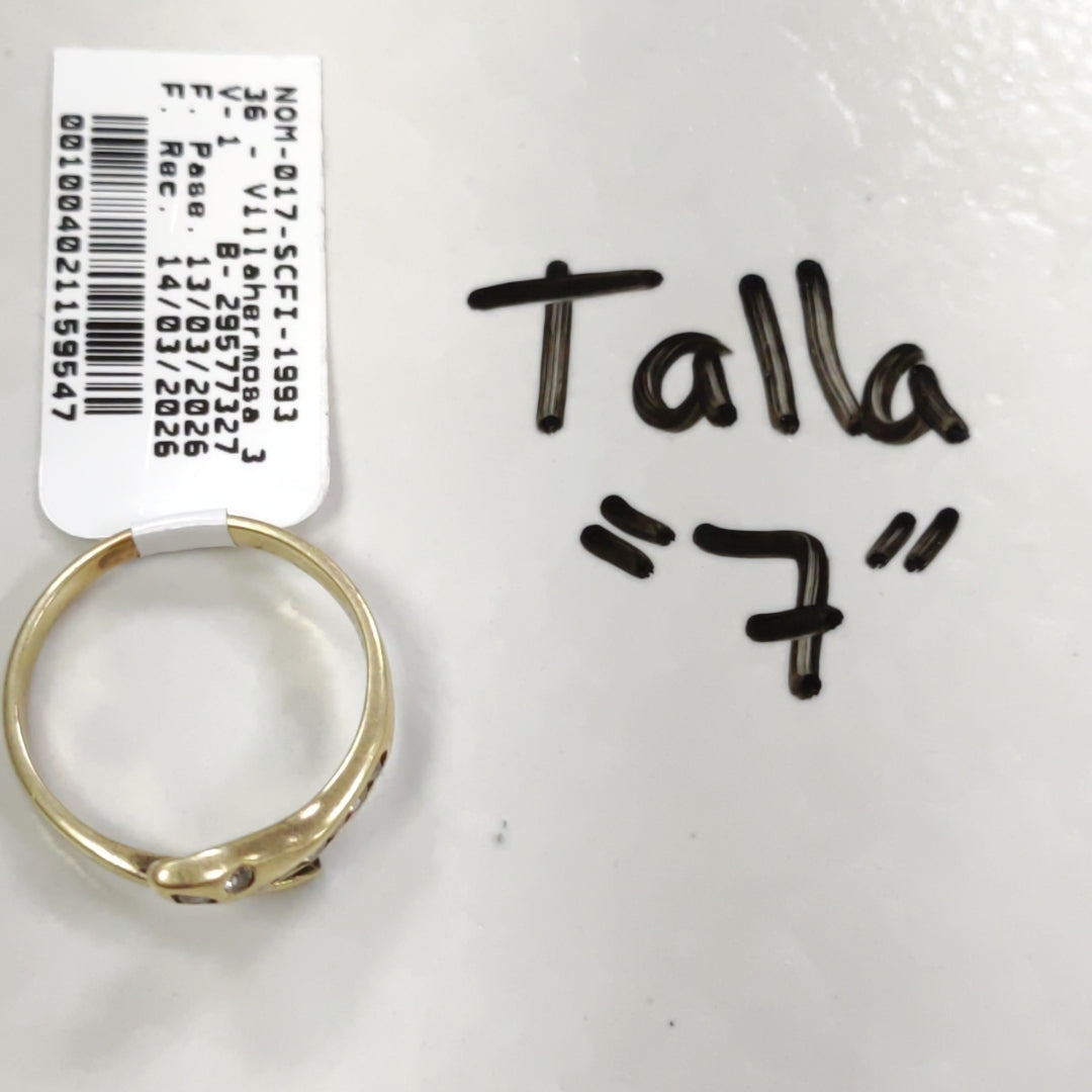 ANILLITO ORO 14 K 2,60 GRMS (SEMINUEVO)