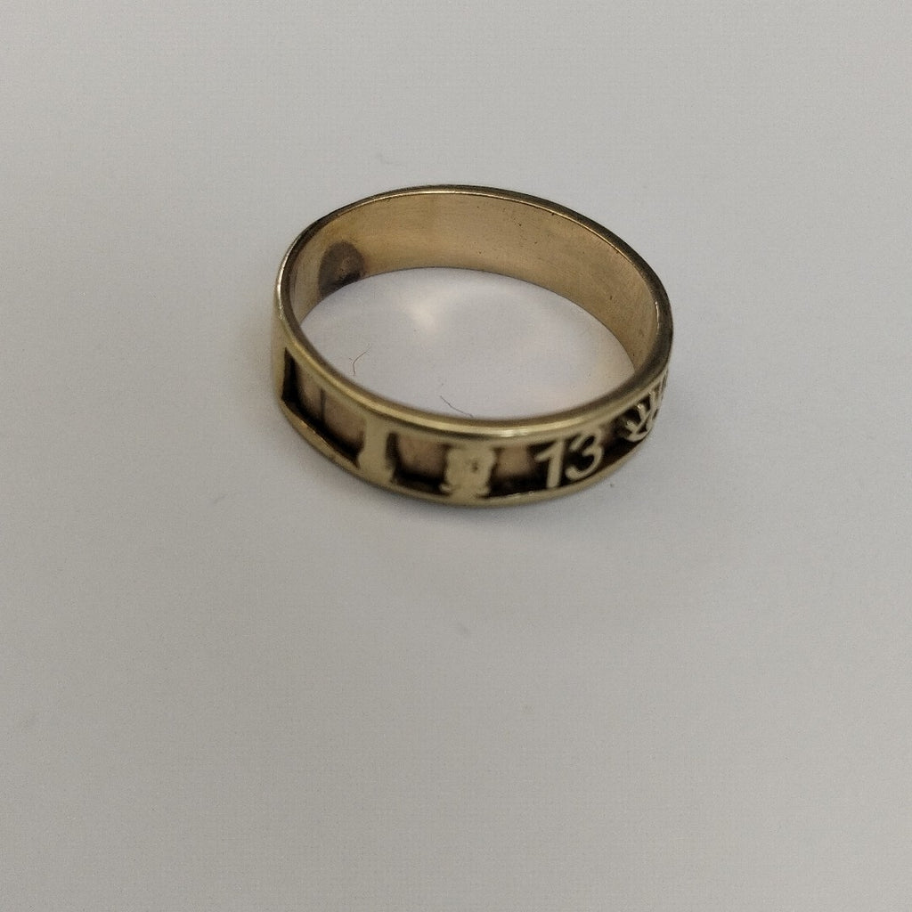 ARGOLLA DE LA SUERTE ORO 14 K 3,00 GRMS (SEMINUEVO)