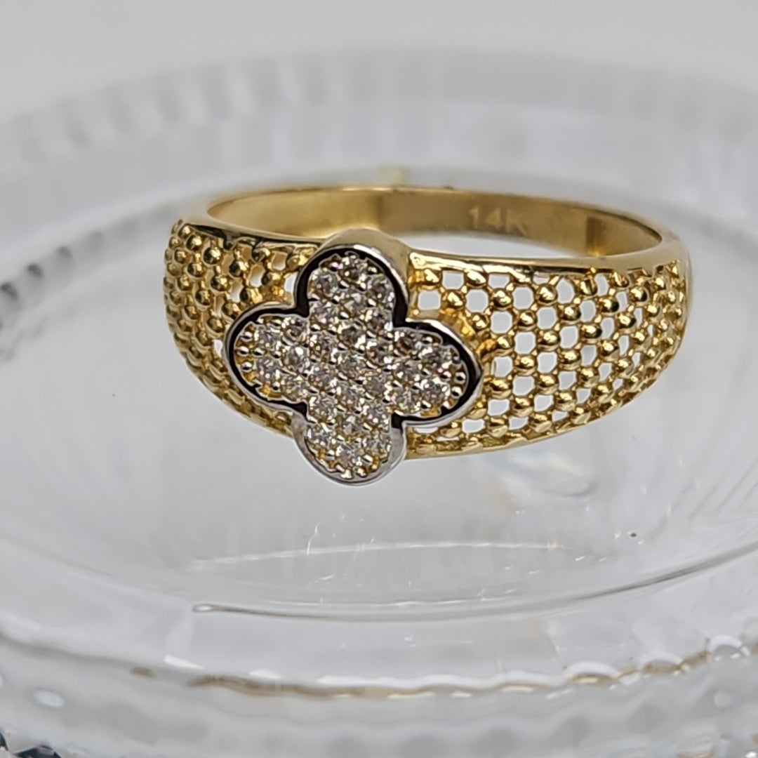 ANILLOS DAMA ORO 14K 2 (NUEVO)