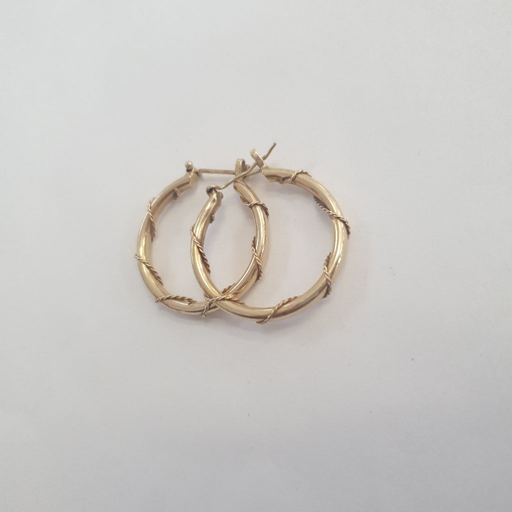 ARRACADAS PAR ORO 14 K 3,80 GRMS (SEMINUEVO)