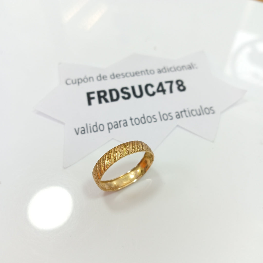 ARGOLLA ORO 10 K 1.4 GRMS (SEMINUEVO)