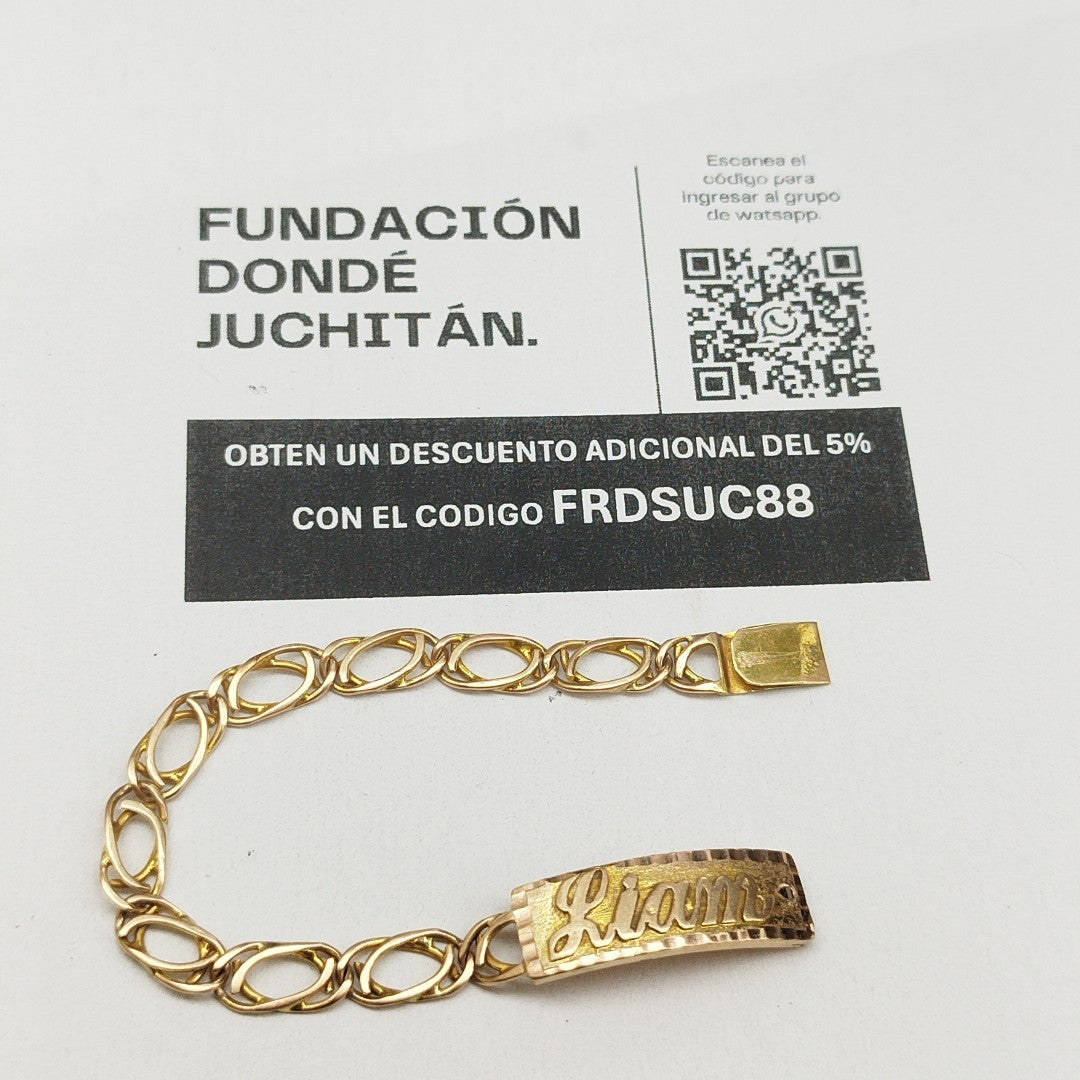 ESCLAVA ORO 10 K 5 GRMS (SEMINUEVO)