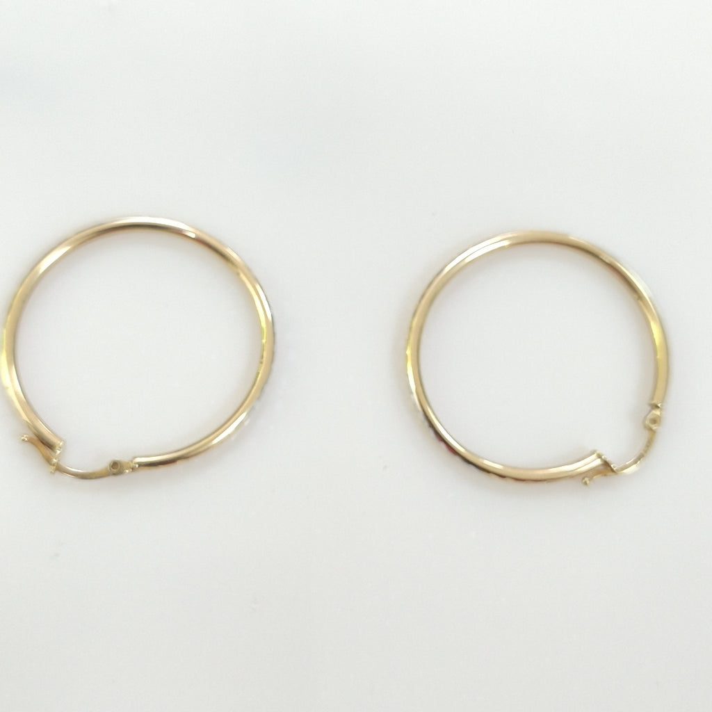 ARRACADAS PAR ORO 14 K 2.5 GRMS (SEMINUEVO)