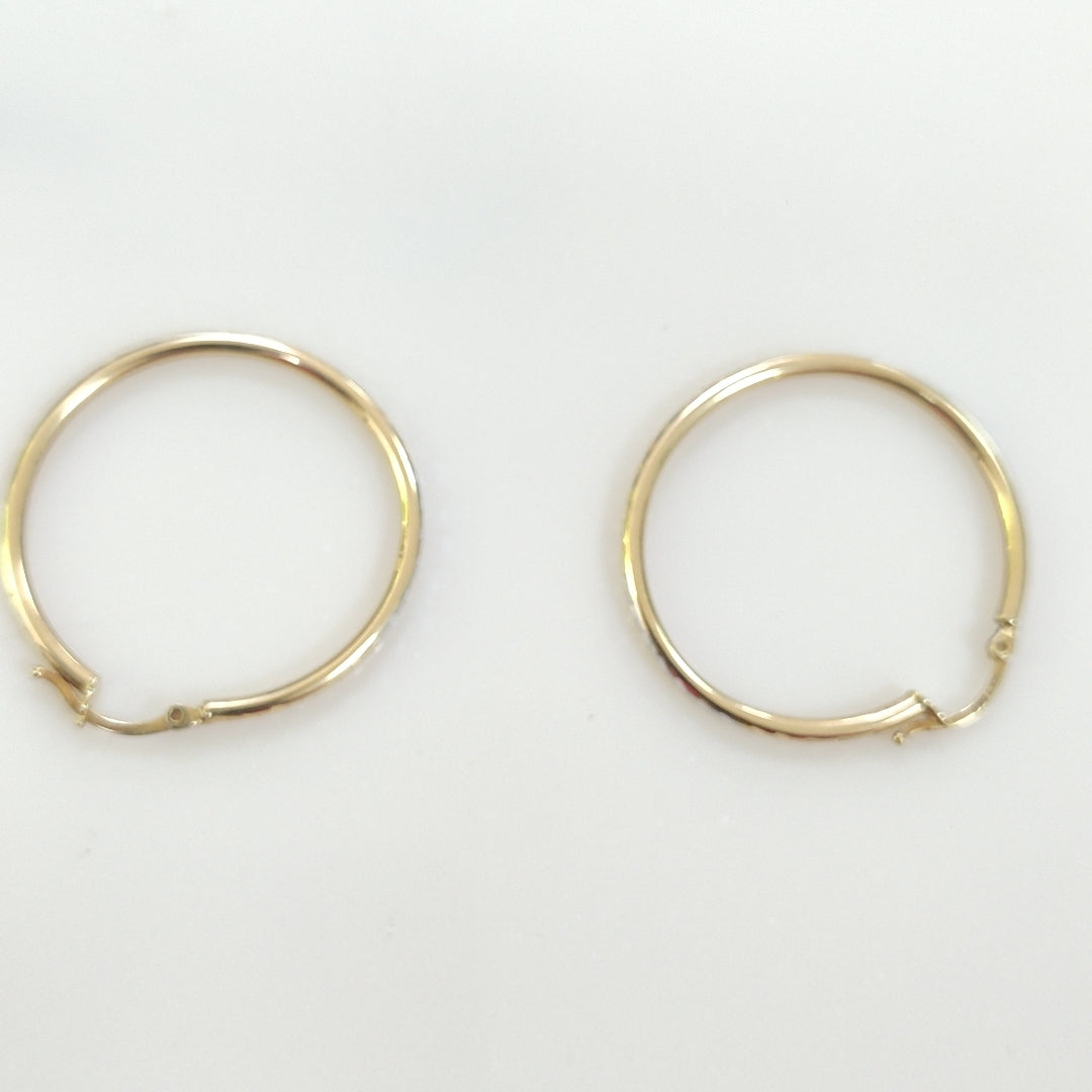 ARRACADAS PAR ORO 14 K 2.5 GRMS (SEMINUEVO)