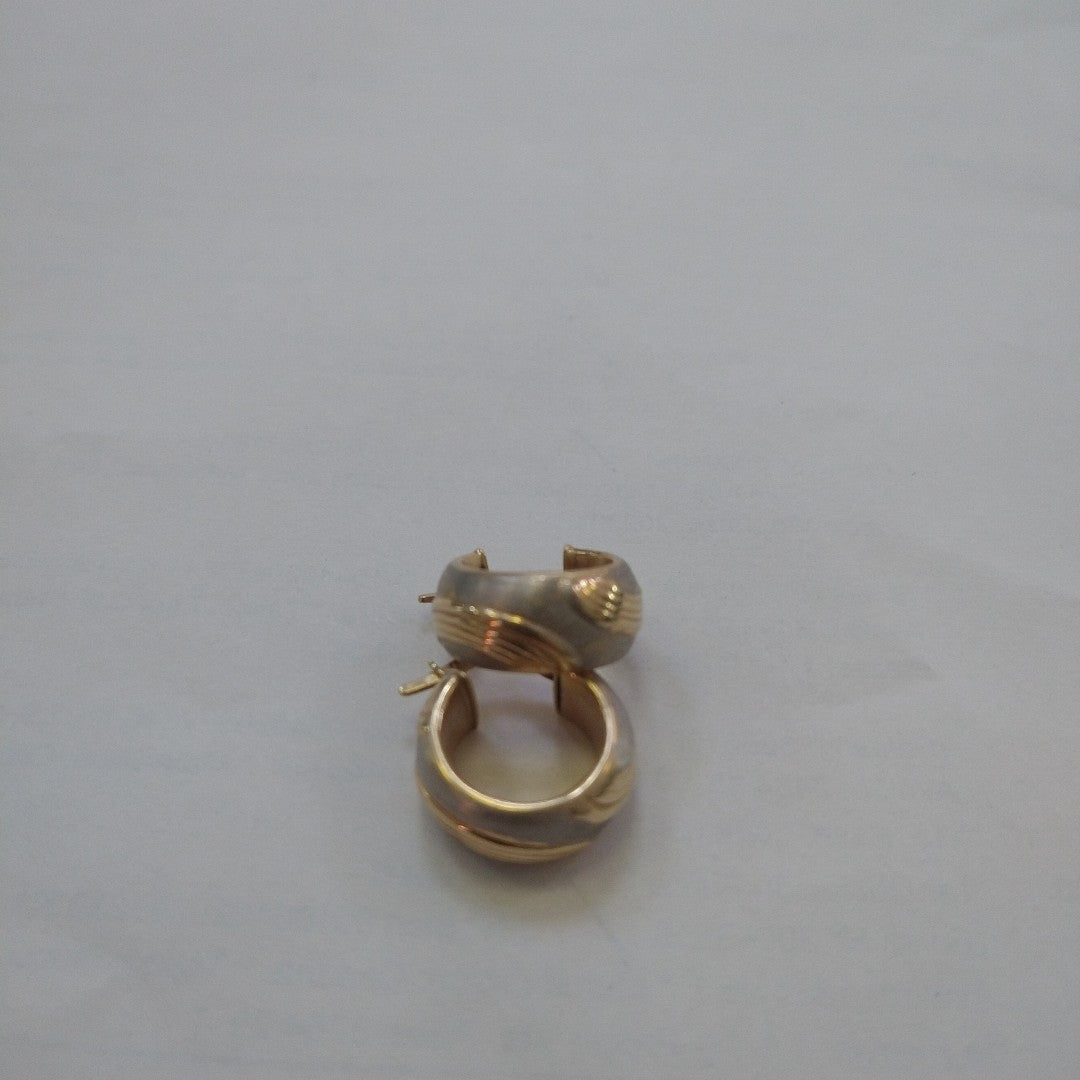 ARRACADAS PAR ORO 14 K 2.3 GRMS (SEMINUEVO)