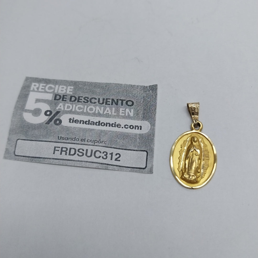 MEDALLA PERSONAL ORO 14 K 2.6 GRMS (SEMINUEVO)