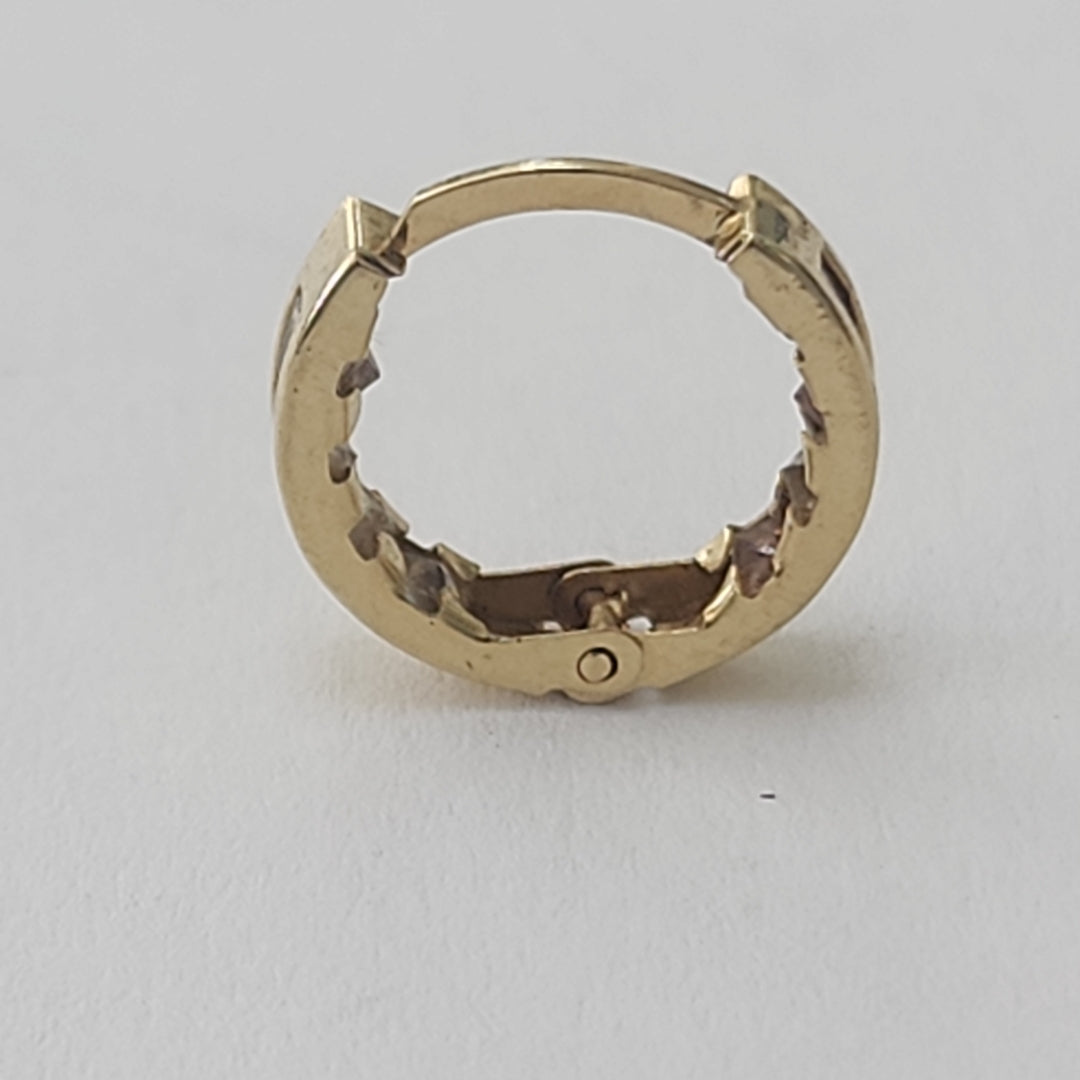 ARRACADAS PAR ORO 14 K 1.1 GRMS (SEMINUEVO)
