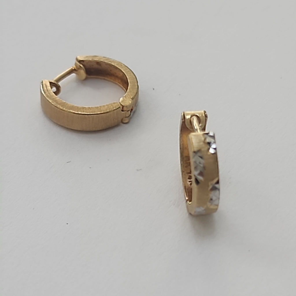 ARRACADAS PAR ORO 14 K 1.2 GRMS (SEMINUEVO)