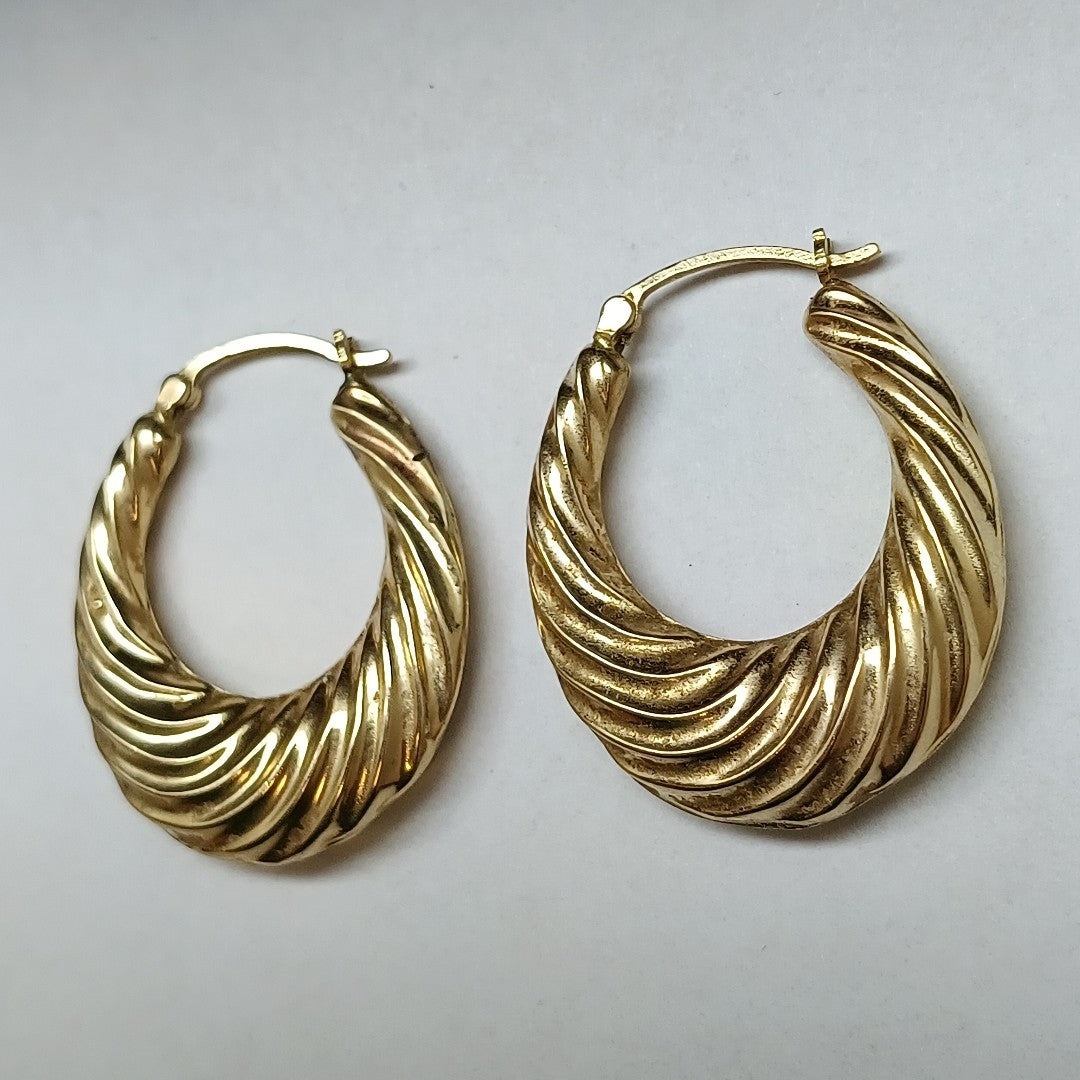 ARRACADAS PAR ORO 14 K 3.6 GRMS (SEMINUEVO)