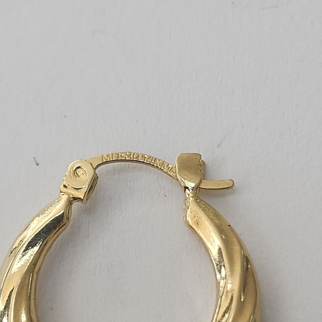 ARRACADAS PAR ORO 14 K 2 GRMS (SEMINUEVO)