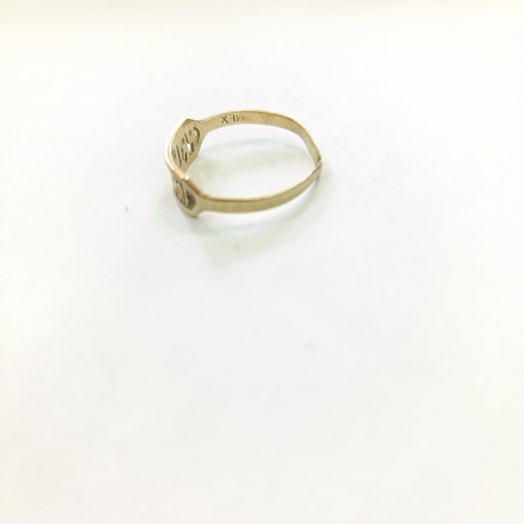 ANILLO DE GRADUACIÓN ORO 8 K 1,00 GRMS (SEMINUEVO)