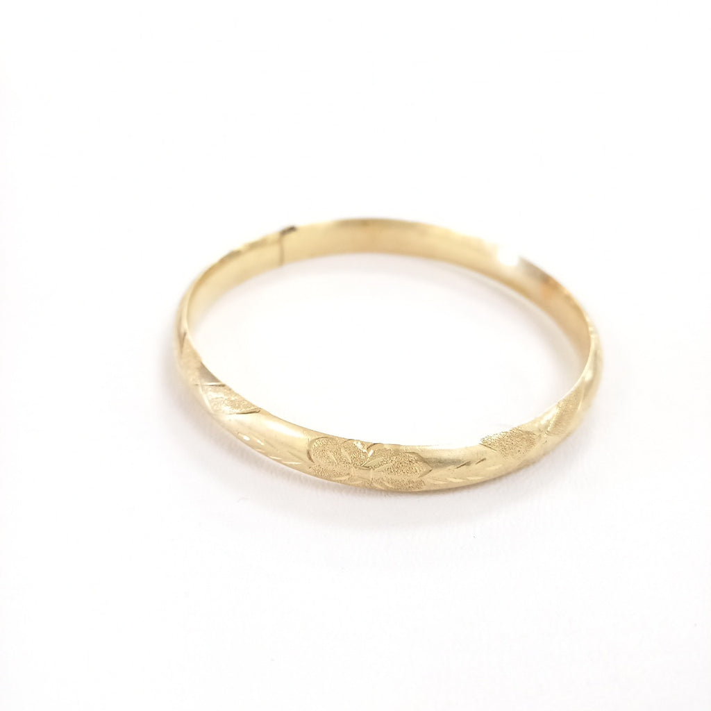 PULSERA RIGIDA ORO 14 K 10.9 GRMS (SEMINUEVO)
