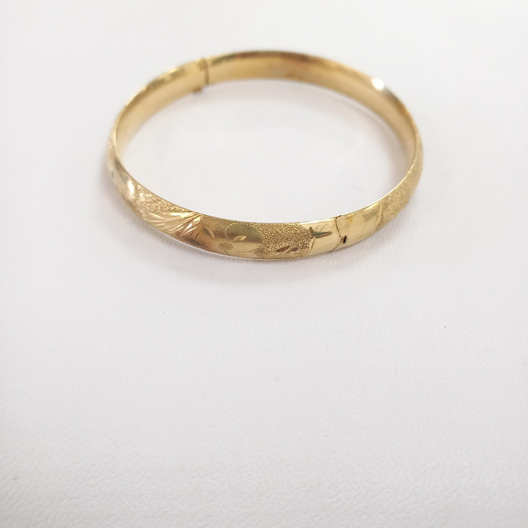 PULSERA RIGIDA ORO 14 K 10.7 GRMS (SEMINUEVO)