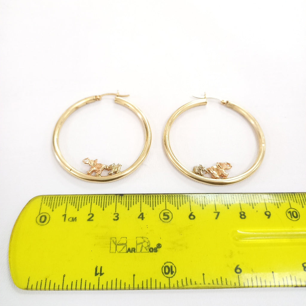 ARRACADAS PAR ORO 14 K 7.3 GRMS (SEMINUEVO)
