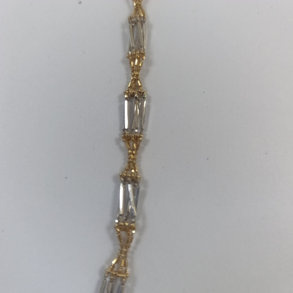 CADENA ORO COMBINADO 14 K 13.9 GRMS (SEMINUEVO)