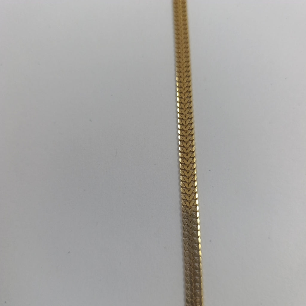 BRAZALETE, CADENA ORO 14 K 15.4 GRMS (SEMINUEVO)