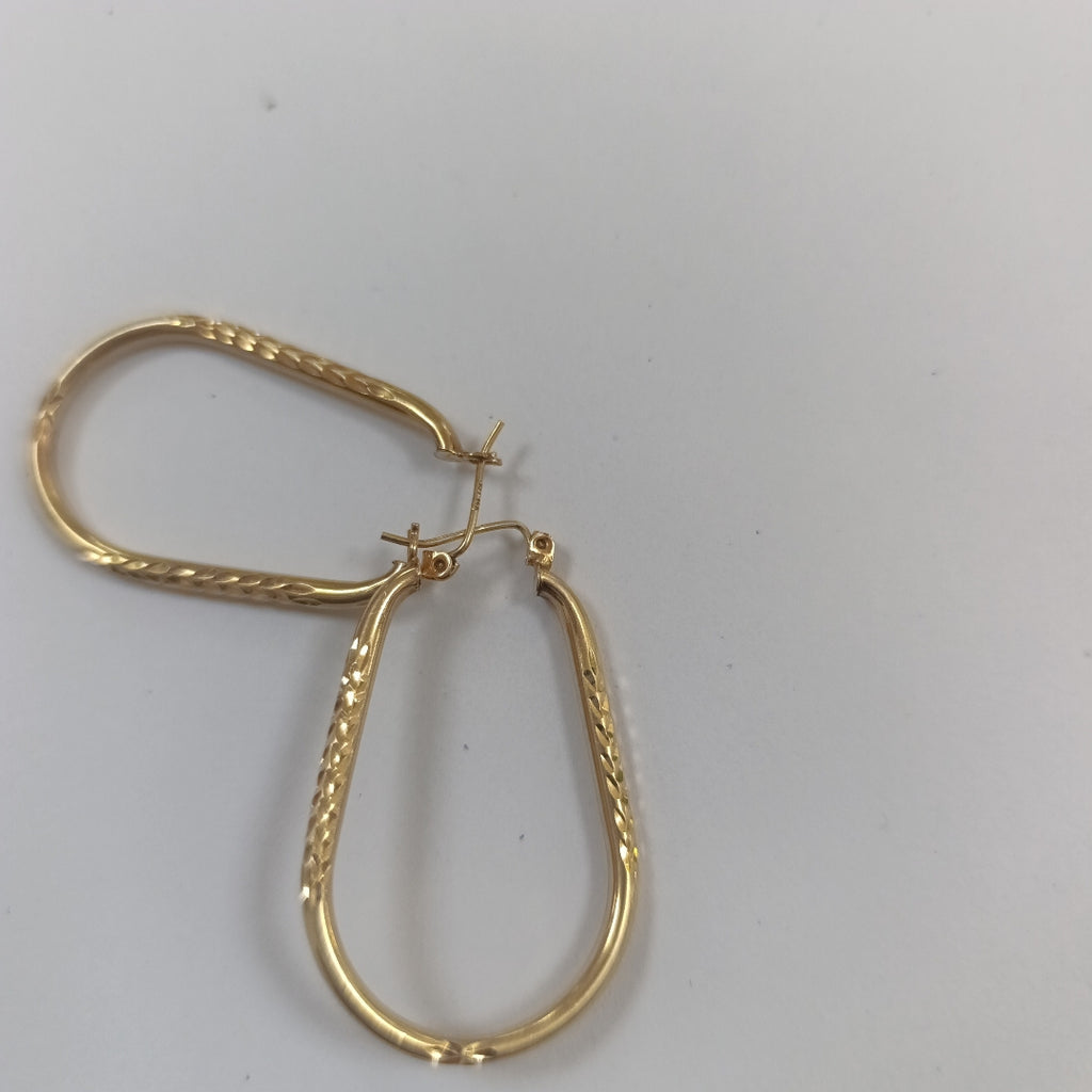 ARRACADAS PAR ORO 14 K 3.4 GRMS (SEMINUEVO)