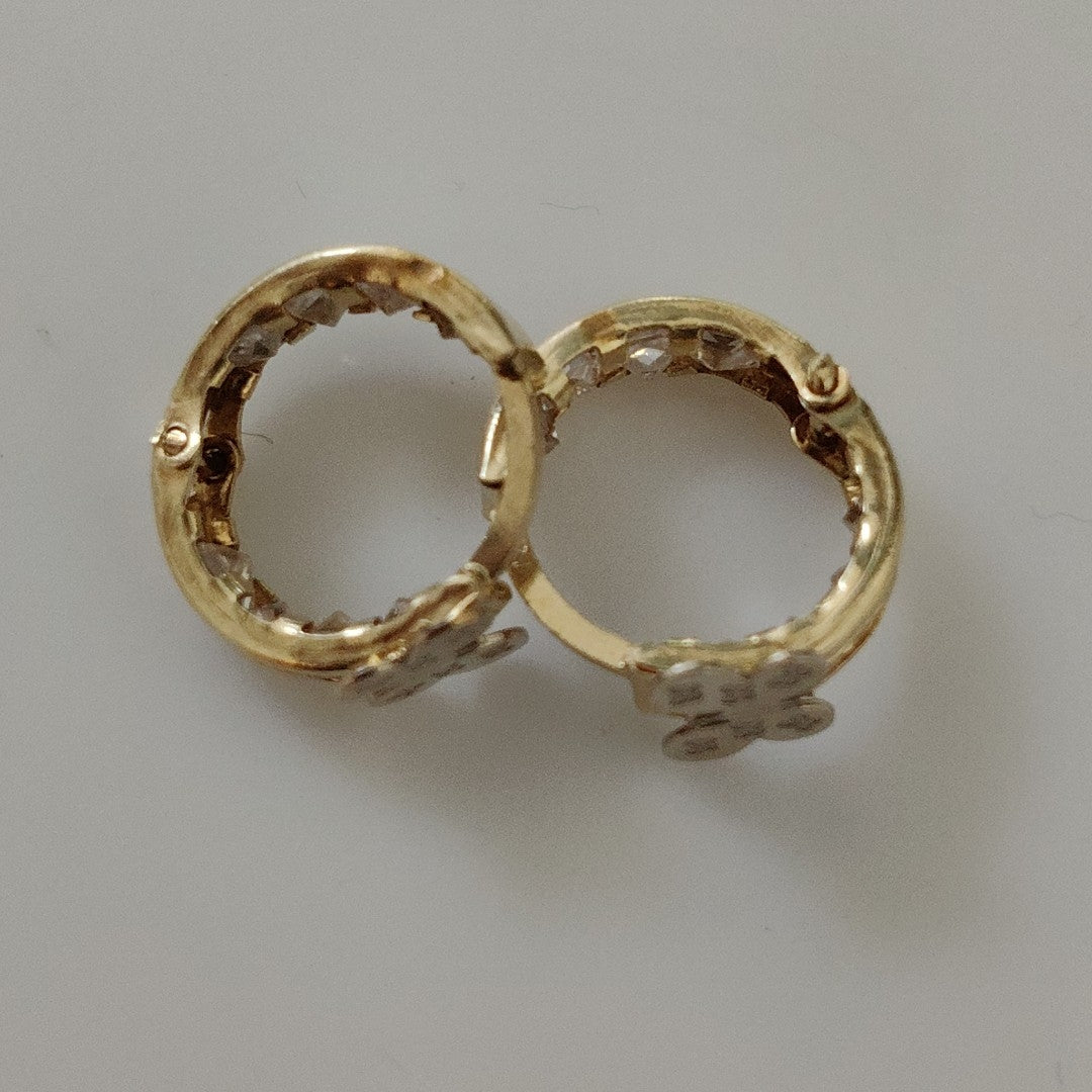 ARRACADAS PAR ORO 14 K 1,70 GRMS (SEMINUEVO)
