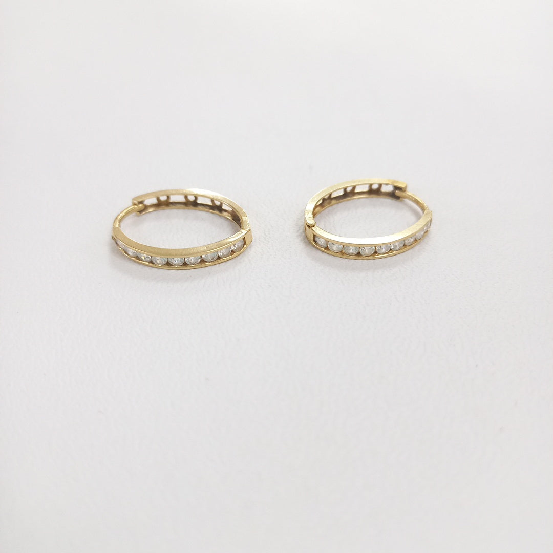 ARRACADAS PAR ORO 14 K 1.9 GRMS (SEMINUEVO)