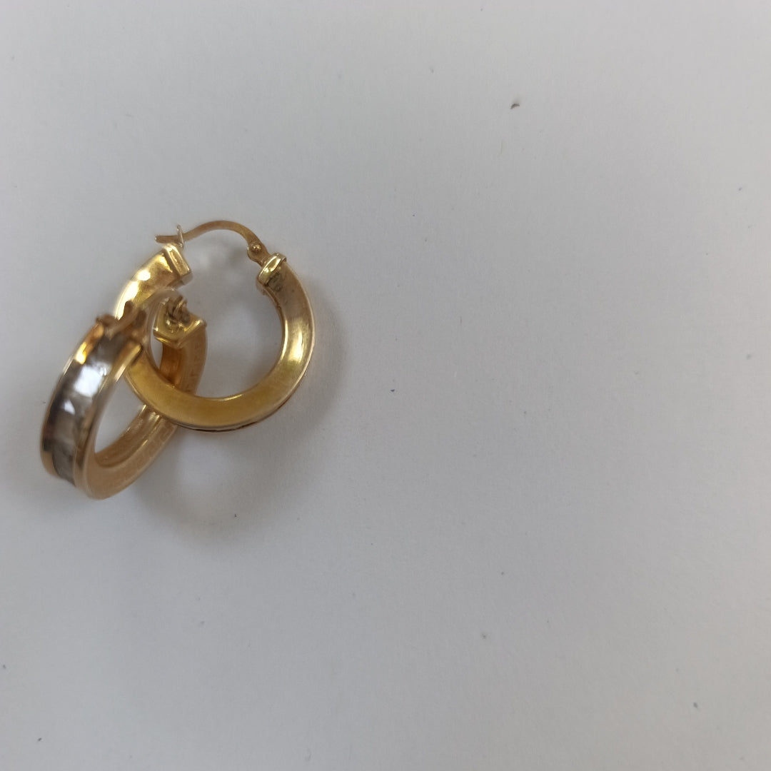 ARRACADAS PAR ORO 14 K 5.2 GRMS (SEMINUEVO)