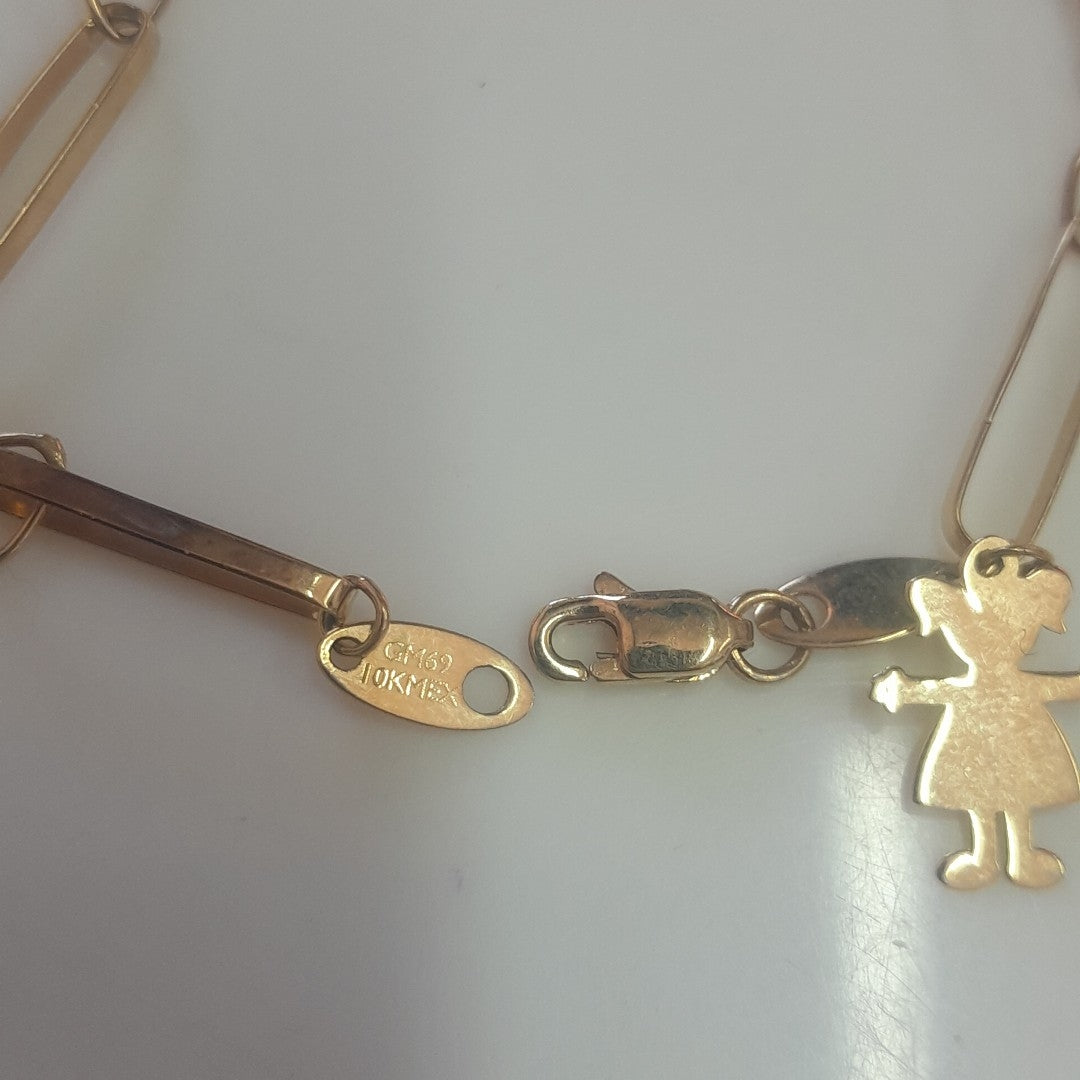 PULSERA ORO 10 K 2.7 GRMS (SEMINUEVO)